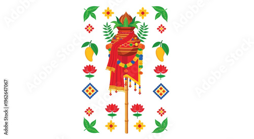 Colorful ornate decorative mask design. EPS Editable. Vector Illustrations.