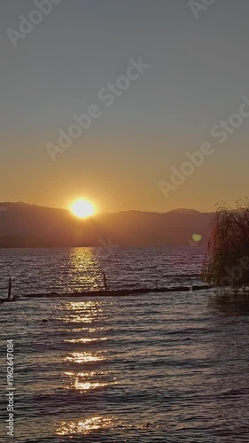 4K Sunrise on a Mountainous Landscape