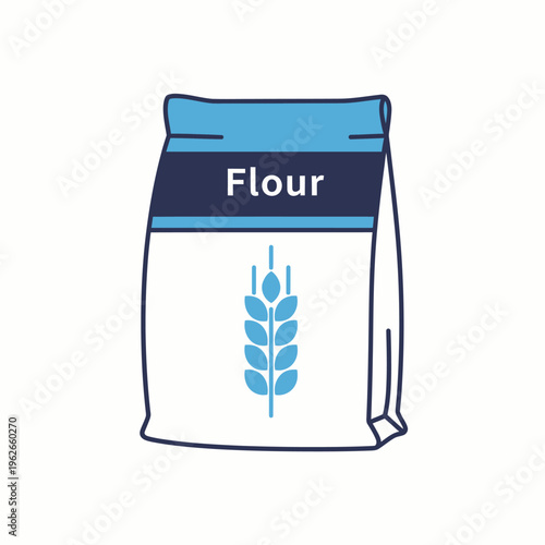 Flour bag illustration