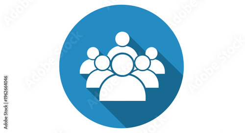 Group of people icon representing teamwork and community.