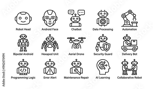 Diverse robots: chatbots, drones, androids, and ai learning