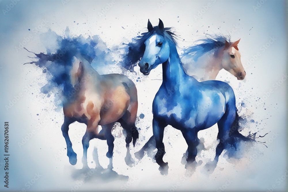 Naklejka premium abstract watercolor background