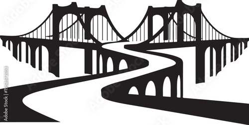 Black gift box with balloons and bow on white background