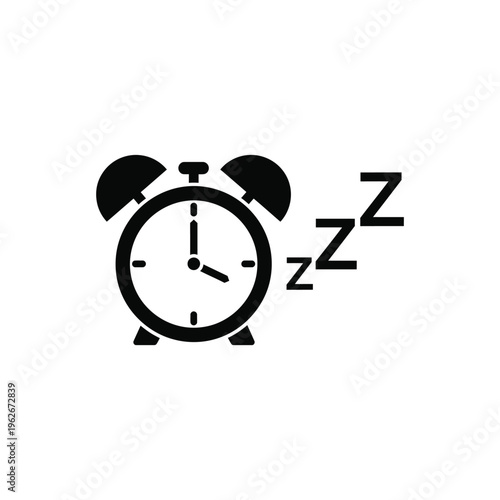 An alarm clock is ringing and a person is sleeping deeply indoors.