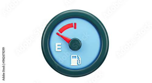 Fuel Gauge Showing Low Fuel