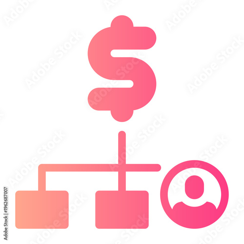 hierarchy gradient icon