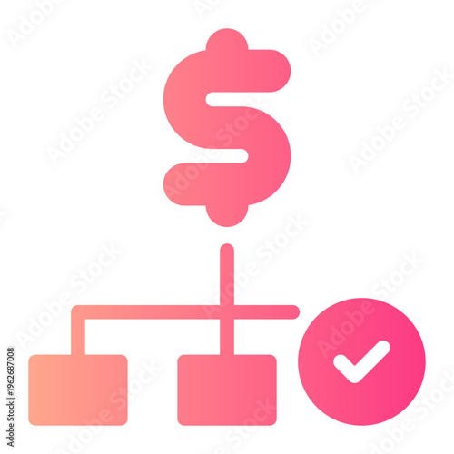 hierarchy gradient icon