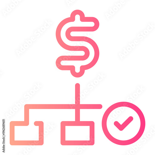 hierarchy gradient icon