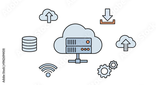 Cloud Server Data Storage Technology.