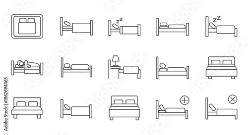 Collection of various bed designs.