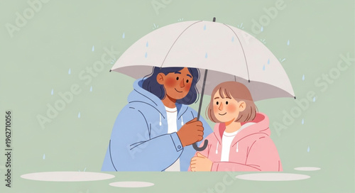 Sharing Umbrella