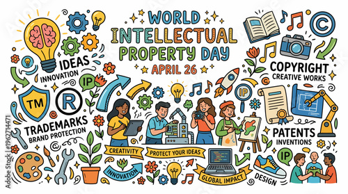World Intellectual Property Day Concept Art