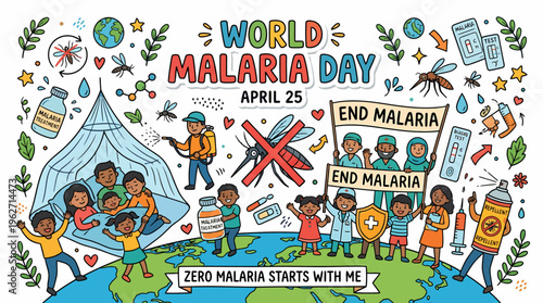 World Malaria Day - End Malaria, Zero Malaria Starts With Me