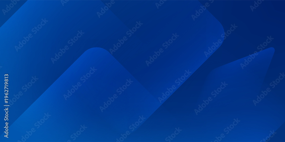Obraz premium Corporate Blue Geometric Background with Cutting Edge Technology Gradient and Digital Network Elements. Suit for banner, web, brochure, pamflet and presentation