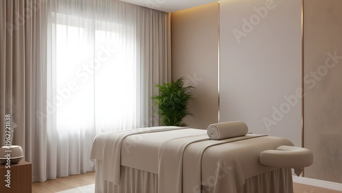 은은한 분위기 마사지샵 침대 사람없음 Subtle atmosphere massage shop bed no one