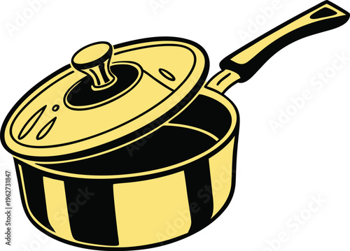 cooking pot vector illustration