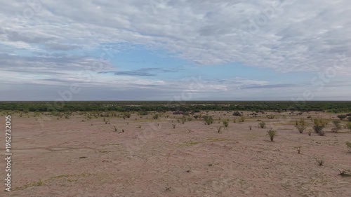 Llanos de Hiray Baja California Sur Mexico Vast Desert Plains Aerial 4K