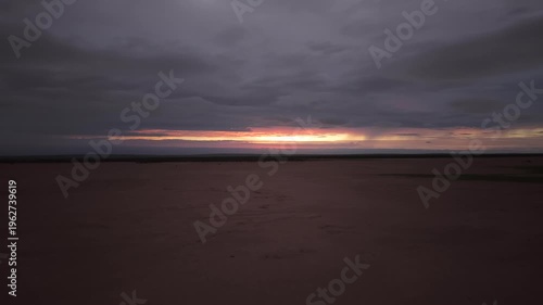 Llanos de Hiray Baja California Sur Mexico Vast Desert Plains Aerial 4K
