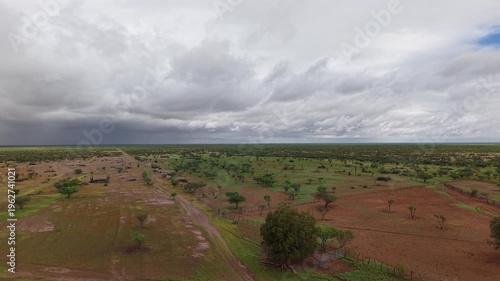 Llanos de Hiray Baja California Sur Mexico Vast Desert Plains Aerial 4K