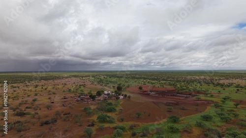 Llanos de Hiray Baja California Sur Mexico Vast Desert Plains Aerial 4K