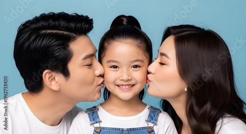 Family Love Expressed Asian Parents Affection for Their Child Positive Emotions Relationship Bonding Generational Connection 120 chars