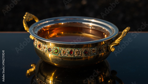 Couture Royal Still Life Featuring Decorative Handles and Precious Stone Ornamentation