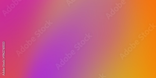 Vászonkép Vibrant abstract gradient background featuring smooth color transitions from magenta pink through purple tones to bright orange yellow