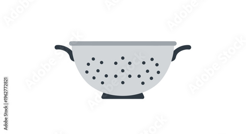Kitchen Colander with Two Handles.