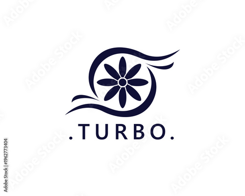 Turbo logo with a simple style is very elegant for your brand logo