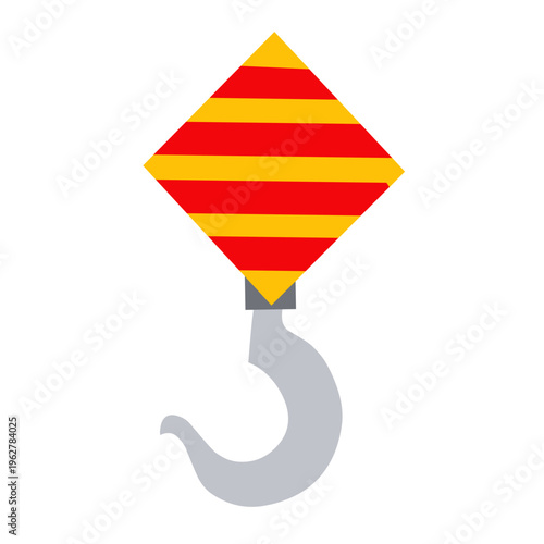 Crane Hook Vector Icon