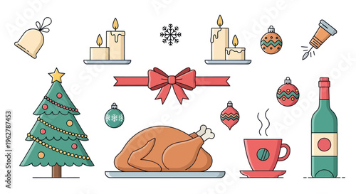 Roasted Turkey on a Plate.