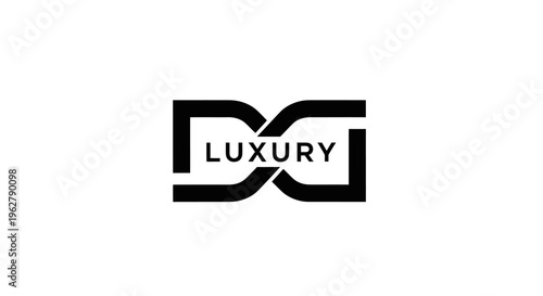 Modern Luxury Logo Design - Elegant Black and White Brand Identity