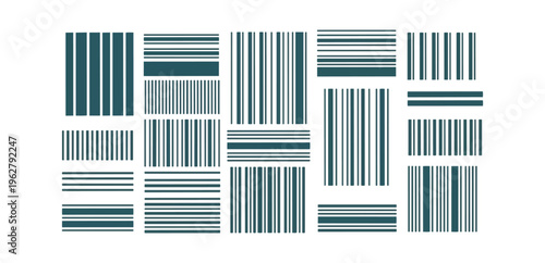 Abstract geometric pattern arrangement with lines