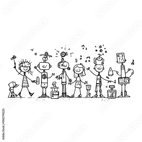 Diverse group of happy people enjoying leisure time with music and drinks outdoors