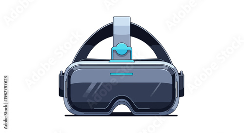 Virtual Reality Headset Device Technology.