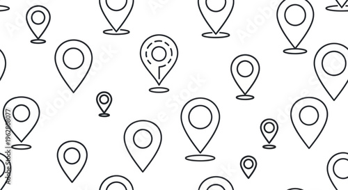Black and white map pin icons.