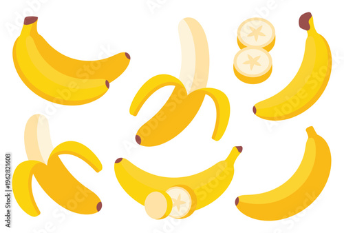 Banana Fruit Vector Illustration
