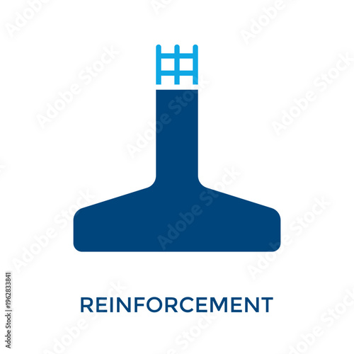 Reinforcement Icon Dual Tone Style. Vector Illustration For Graphic Design