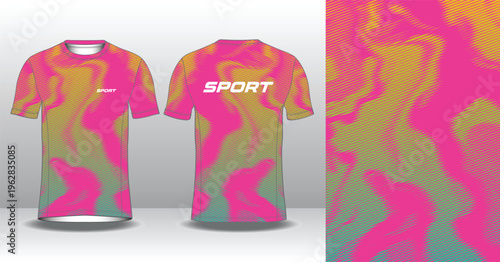 Modern Abstract Sports Jersey Design Template