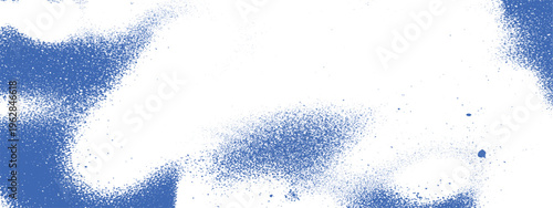 Blue and white abstract spray paint texture, grunge background element with speckled effect for graphic design and artistic purposes