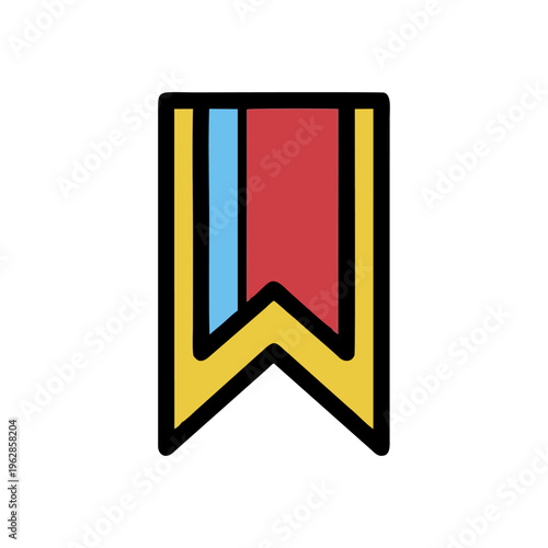 Vertical Ribbon Marker Used For Page Highlighting In Documents Free Download Vertical Ribbon Marker Used For Page Highlighting In Documents - GFXLoad