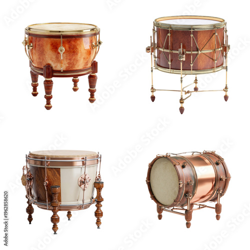 Illustration - Timpani isolate on transparent png.