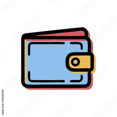 Folded Wallet Case Storing Identification And Payment Cards