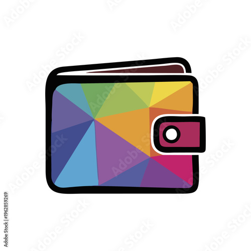 Financial Clerk Organizing Multi-Color Wallet Arrangement