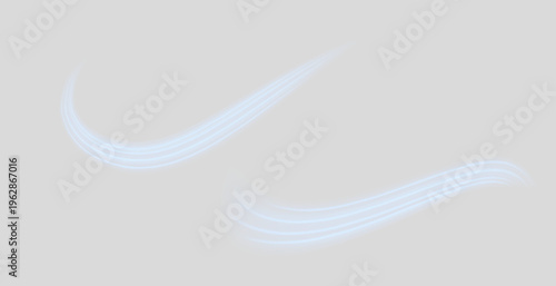 Air, wind effect isolated transparent background. Airflow overlay fresh air for cleaning, cooling or changing the air. Wind Wave Effect.