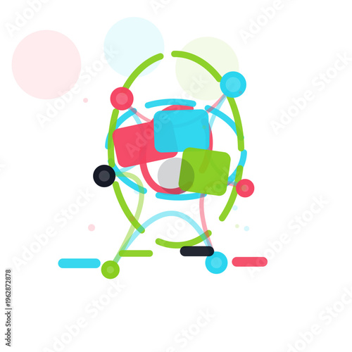 Checklist Assistance Panel bold editorial vector