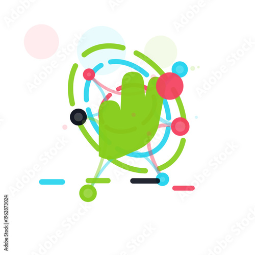 Texture Choice Samples vibrant assistive vector