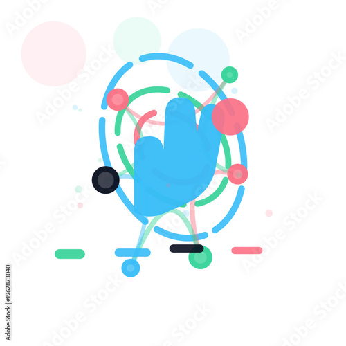 Color Balance Wall Panel sleek collaboration vector