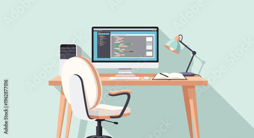 Office chair with ergonomic design features.