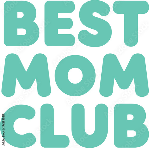 Beautiful handwritten happy mothers day greeting with decorative ribbon design